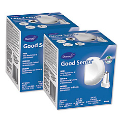 Diversey Good Sense Automatic Spray System, Fresh Scent, Yellow, 0.67 oz Cartridge, 12/Carton (904809)