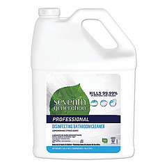 Seventh Generation Professional Disinfecting Bathroom Cleaner, Lemongrass Citrus, 1 gal Bottle, 2/Carton (44755CT)