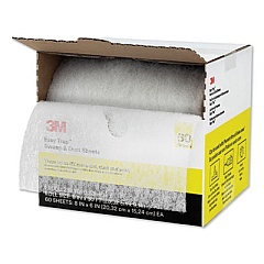 3M Easy Trap Duster, 8" x 30 ft, White, 60 Sheets/Box, 8 Boxes/Carton (59152WCT)