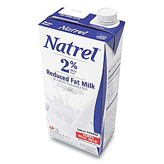 Natrel MILK, 2% REDUCED FAT, 32 OZ RESEALABLE TETRA BOTTLE, 12/CARTON (169783)