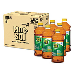 Pine-Sol Multi-Surface Cleaner Disinfectant, Pine, 60oz Bottle, 6 Bottles/Carton (41773CT)