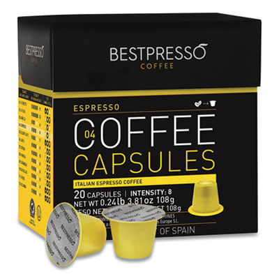 Bestpresso NESPRESSO ITALIAN ESPRESSO PODS, INTENSITY: 8, 20/BOX (2092401)