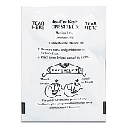 First Aid Only CPR Face Shield with Elastic Ear Bands, Fits Adults and Children (730009)