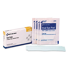 First Aid Only STERILE EYE PADS AND ADHESIVE STRIPS 4 EACH/BOX (71732)