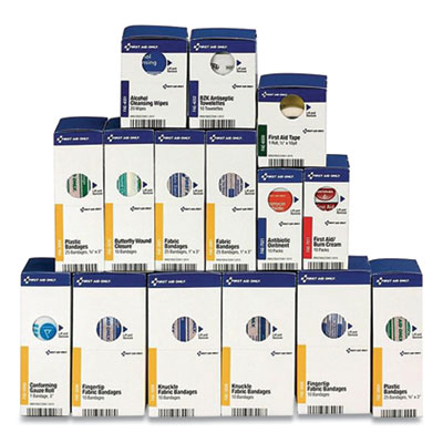 First Aid Only REFILL FOR SMARTCOMPLIANCE GENERAL BUSINESS CABINET, 15 PIECES (364133)