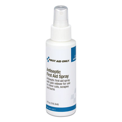 First Aid Only SMARTCOMPLIANCE ANTISEPTIC FIRST AID SPRAY, 4 OZ BOTTLE (2681716)