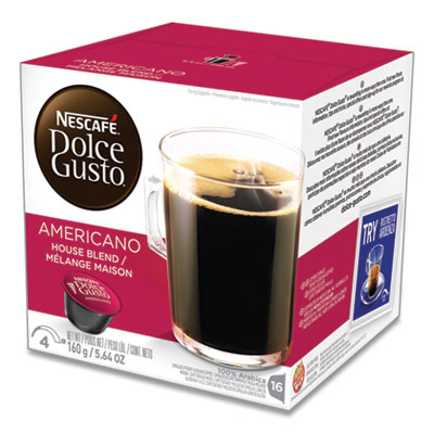 NESCAF Dolce Gusto Capsules, Americano, 16/Box (480607368)