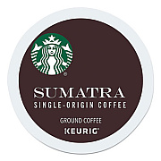 Starbucks Sumatra Coffee K-Cups, Sumatra, 0.4 oz K-Cup, 96/Box (12565254CT)