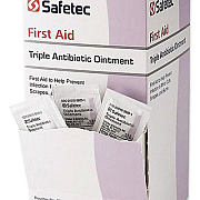 Safetec First Aid Triple Antibiotic Ointment, 0.03 oz Packet, 144/Box (STAB140210)