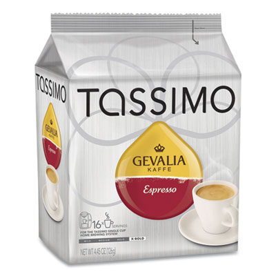 Gevalia ESPRESSO COFFEE T DISCS, 16/BOX (180534)