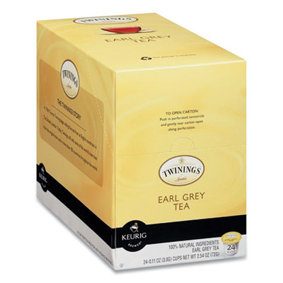 TWININGS TEA K-CUPS, EARL GREY, 0.11 OZ K-CUPS, 24/BOX (2105747)