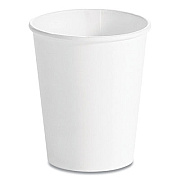 Huhtamaki Single Wall Hot Cups 12 oz, White, 1,000/Carton (62902)