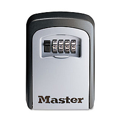 Master Lock Locking Combination 5-Key Steel Box, 3.25" Wide, Black/Silver (5401D)