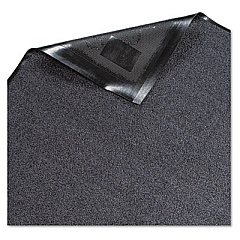 Guardian Platinum Series Walk-Off Indoor Wiper Mat, Rectangular, Gray Carpeted Surface, 36" x 60" (94030530)