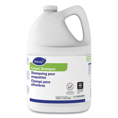 Diversey Carpet Shampoo, Floral, 1gal Bottle, 4/Carton (95002689)
