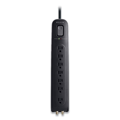 Belkin ULTIMATE SURGE PROTECTOR, 7 AC OUTLETS, 4 FT CORD, 2000 J, BLACK (957990)