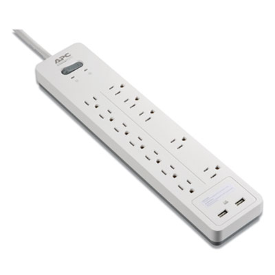 APC PH12U2W Home Office SurgeArrest Power Surge Protector