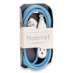 360 Electrical 2417125 Habitat Accent Collection Braided Extension Cord