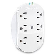 360 Electrical Loft Surge Protector, 6 AC Outlets, 900 J, White (360301)
