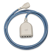 360 Electrical HARMONY COLLECTION BRAIDED USB EXTENSION CHARGING CABLE, 6 FT, SUMMER TWILIGHT (24300806)