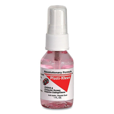 Plasti-Kleen Computer Screen Protective Coating and Cleaner, 1 oz Spray Bottle (HPC1061)
