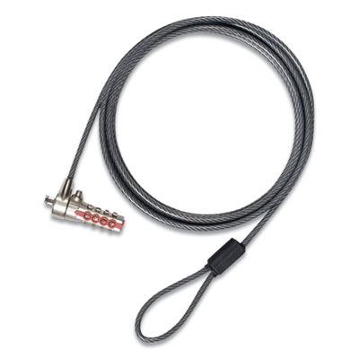 Targus DEFCON CABLE LOCK, 6.5 FT, BLACK (672577)
