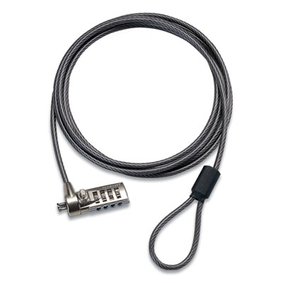 Targus DEFCON CL Cable Lock. 6.5 ft, Black (PA410U1)