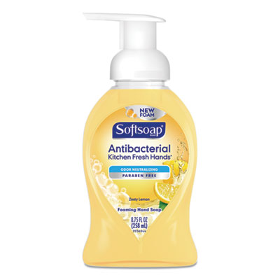 Softsoap Sensorial Foaming Hand Soap, Zesty Lemon, 8.75 oz Pump Bottle, 6/Carton (96986)