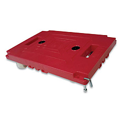Bostitch Mule Dollies, 500 lb Capacity, 17.75" x 12.75" x 3.375", Red, 2/Pack (BMULELG2PK)