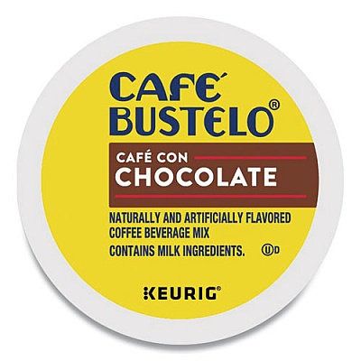 Caf Bustelo CAFE CON CHOCOLATE K-CUPS, 24/BOX (8997)