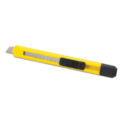 Stanley QUICK POINT UTILITY KNIFE, 9 MM, YELLOW/BLACK (565328)