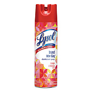 LYSOL Brand DISINFECTANT SPRAY, MANGO AND HIBISCUS, 19 OZ AEROSOL, 6/CARTON (98365CT)