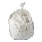 Heritage Linear Low-Density Can Liners, 60 gal, 4 mil, 38 x 63, Clear, 35/Carton (K7663GC)