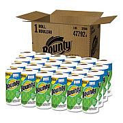Bounty Select-a-Size Kitchen Roll Paper Towels, 2-Ply, White, 5.9 x 11, 74 Sheets/Roll, 24 Rolls/Carton (65517)