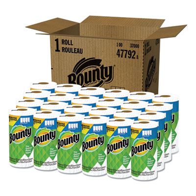 Bounty Select-a-Size Kitchen Roll Paper Towels, 2-Ply, White, 5.9 x 11, 74 Sheets/Roll, 24 Rolls/Carton (65517)