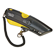LabelMaster Easy Cut 2000 Utility Knife, Yellow (K997005YEL)