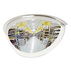 See All Half-Dome Convex Security Mirror, Half-Dome, 18" Diameter (PV18180)