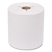 Tork Advanced Hand Towel Roll, Notched, 1-Ply, 8 x 10, White, 6 Rolls/Carton (8031050)