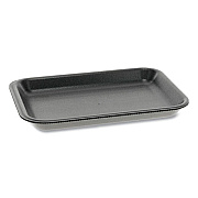 Pactiv MEAT TRAY, #2, 8.2 X 5.7 X 0.91, BLACK, 500/CARTON (0TFB0020)