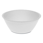 Pactiv Evergreen Unlaminated Foam Dinnerware, Bowl, 22 oz, White, 504/Carton (0TH100220000)