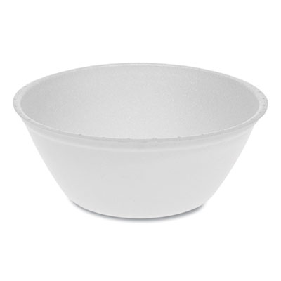 Pactiv Evergreen Unlaminated Foam Dinnerware, Bowl, 22 oz, White, 504/Carton (0TH100220000)