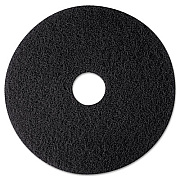3M Low-Speed High Productivity Floor Pads 7300, 12" Diameter, Black, 5/Carton (08270)