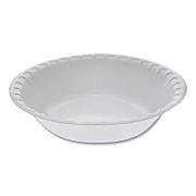 Pactiv UNLAMINATED FOAM DINNERWARE, BOWL, 30 OZ, 6" DIAMETER, WHITE, 450/CARTON (YTH10030)