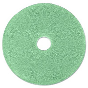3M Ultra High-Speed Floor Burnishing Pads 3100, 19" Diameter, Aqua, 5/Carton (08752)
