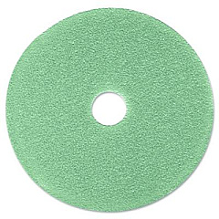 3M Ultra High-Speed Floor Burnishing Pads 3100, 19" Diameter, Aqua, 5/Carton (08752)