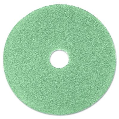 3M Ultra High-Speed Floor Burnishing Pads 3100, 19" Diameter, Aqua, 5/Carton (08752)