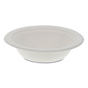 Pactiv Evergreen EarthChoice Compostable Fiber-Blend Bagasse Dinnerware, Bowl, 6.38" dia, 12 oz, Natural, 1,000/Carton (MC500120001)