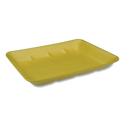 Pactiv SUPERMARKET TRAY, #8H HEAVY, 10.58 X 8.33 X 1.18, YELLOW, 400/CARTON (0TF3008H0000)