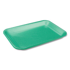 Pactiv Evergreen Supermarket Tray, #2 Produce Tray, 8.2 x 5.7 x 0.91, Green, 500/Carton (0TP200200000)