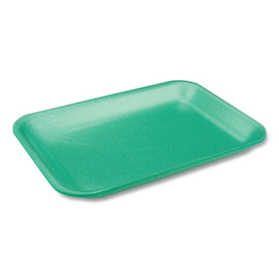 Pactiv Evergreen Supermarket Tray, #2 Produce Tray, 8.2 x 5.7 x 0.91, Green, 500/Carton (0TP200200000)
